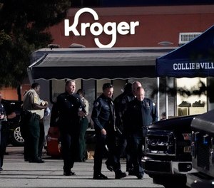 Collierville Police Chief Dale Lane said the shooting broke out at a Kroger grocery in Collierville, a suburban community 30 miles (50 kilometers) east of Memphis. He said the gunman shot 13 others and himself, and that 12 of the victims were taken to hospitals, some with very serious injuries.
