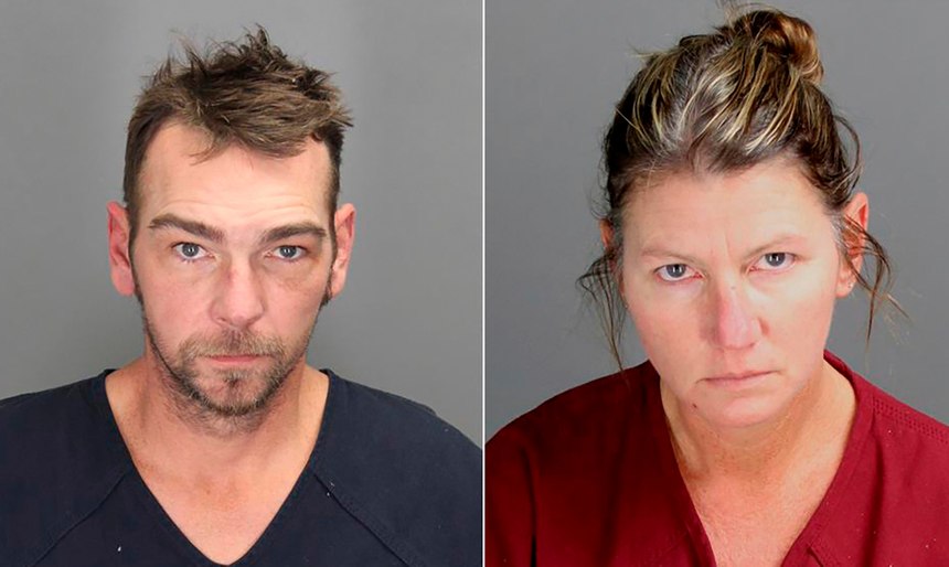 This combo photo shows James Crumbley and Jennifer Crumbley.