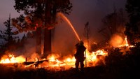 Father, son arrested on alleged arson in wildfire that threatened Lake Tahoe