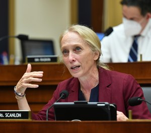 Police said Scanlon, was walking to her parked vehicle after a meeting in FDR park shortly before 3 p.m. Wednesday, Dec. 22, 2021, when two armed men demanded her keys.