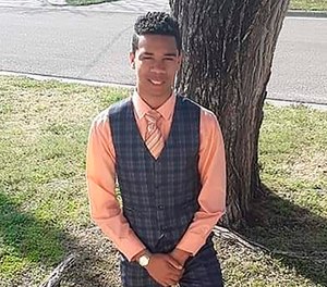 This April 21, 2019, photo provided by Sarah Harrison shows Cedric Lofton of Wichita, Kan.