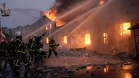 A history of wartime firefighting – and what firefighters might face in the future