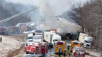 3 dead in pileup of dozens of vehicles in Pennsylvania