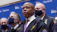 Adams discusses crime strategies with NYPD brass in closed-door meeting