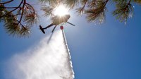 Firefighter seriously hurt in helicopter water drop on N.M. wildfire