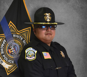  White Mountain Apache Police Officer Adrian Lopez Sr., 35, was shot and killed during a traffic stop on the Fort Apache Indian Reservation on Friday, June 3, 2022.