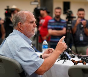 The police chief of the school district’s police department is also on leave and has been largely blamed for the delay in confronting the shooter.