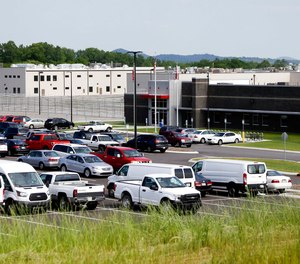 Trousdale Turner Correctional Center, managed by CoreCivic, is pictured on May 24, 2016, in Hartsville, Tenn. On Friday, July 15, 2022, a federal magistrate judge ordered an attorney suing CoreCivic over an inmate's death to delete certain tweets — some of which describe the company as a “death factory” — and restrict his public commentary going forward. (AP Photo/Mark Humphrey, File)