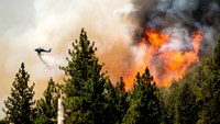 Firefighters make progress against growing wildfire near Yosemite