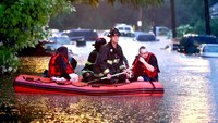 St. Louis FFs rescue residents, pets after record rainfall causes flooding