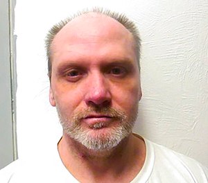 This Feb. 5, 2021, photo provided by the Oklahoma Department of Corrections shows James Coddington. The Oklahoma Board of Pardon and Parole is recommending clemency for death row inmate Coddington. The board voted 3-2 on Wednesday, Aug. 3, 2022, to recommend Gov. Kevin Stitt grant clemency to Coddington, who was convicted and sentenced to die for killing 73-year-old Albert Hale inside Hale's home in Choctaw in 1997. (Oklahoma Department of Corrections via AP, File)