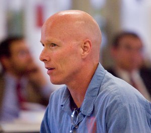 In this 2008 photo, convicted rapist Richard Gillmore is pictured during his parole hearing in Salem, Ore. Gillmore is set to be released from prison in mid-December 2022 after serving nearly 36 years behind bars, almost all of his maximum sentence.