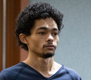 Tyson Shawn Jordan Hampton is facing 27 felony charges after fatally shooting officer during domestic disturbance call.