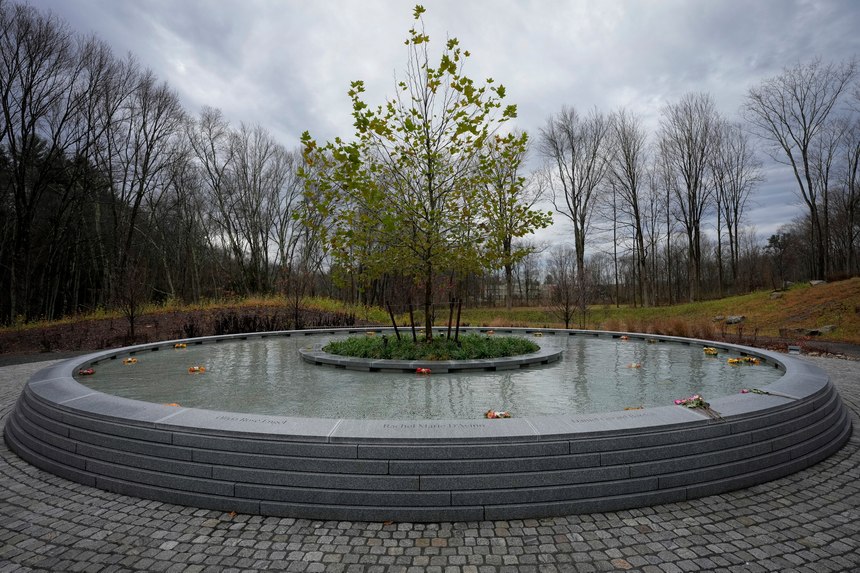 The Sandy Hook Permanent Memorial was dedicated in November.