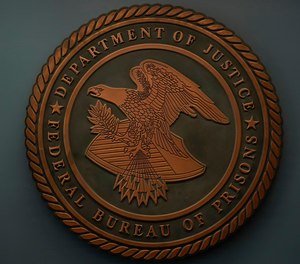 The seal for the Federal Bureau of Prisons.