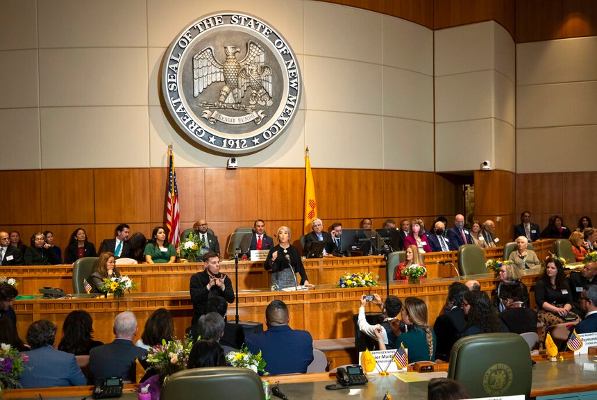 New Mexico Gov. Michelle Lujan Grisham delivered her State of the State address Tuesday.