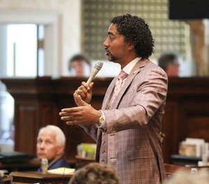 South Carolina Rep. Justin Bamberg, D-Bamberg, asks questions about a bill that would allow the state to keep secret the name of a company that sold it drugs used for lethal injections.