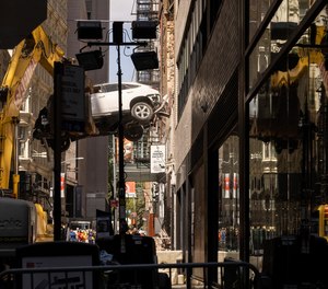 A parking garage collapsed in New York City, killing one worker and injuring five people.
