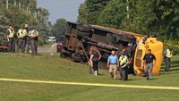 1 dead, 23 injured in Ohio bus crash on first day of school