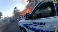Watch: Maui PD releases body camera footage from Aug. 8 wildfires showing race to evacuate residents