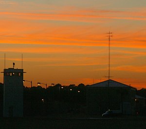 Florida State Prison at sunset in Raiford, Fla. Tuesday, Oct. 23, 2012.