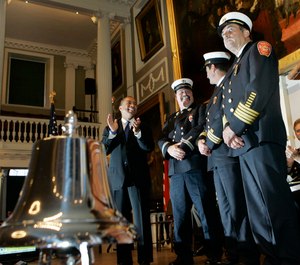 Being politically unaware means you cannot participate at the next level of authoritative power, whether it’s driving a rig, directing a fire or leveling budgets, grants or the sustainability of your department. (AP Photo/Elise Amendola)