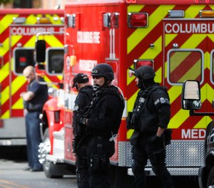 Active shooter incidents in EMS have “averages of four – four dead and four injured.” But there is significant range in the number of patients who need EMS transport. (Photo/AP)
