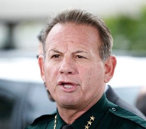 Broward County Sheriff Scott Israel speaks during a news conference at Fort Lauderdale–Hollywood International Airport, Friday, Jan. 6, 2017, in Fort Lauderdale, Fla.