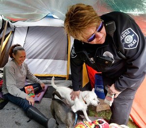 Homeless outreach is just one of the many activities police officers engage in to improve the quality of life of the citizens they serve.