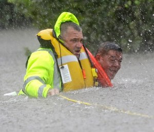 Floodwaters present an especially hazardous environment for emergency responders as those floodwaters likely contain human and animal waste, petroleum products and chemicals.