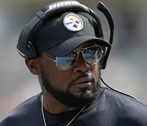 Chief Paul Smith posted a comment with a racial slur directed at Pittsburgh Steelers' coach Mike Tomlin. (Photo/AP)