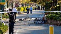 NY gov: Truck attack suspect was radicalized in US 
