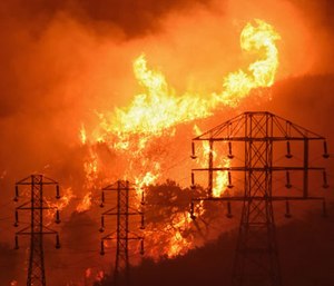 The Thomas Fire destroyed 281,893 acres over nearly six weeks. (Photo/Santa Barbara County Fire Department