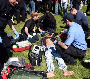 Above all, do something to prep the next-gen EMS leader. We may be aging to the point where we will soon need their services. (AP Photo/Josh Edelson)