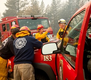 As first responders brave the worst nature has to offer to save neighbors’ lives and property, many have had to leave their own families to fend for themselves or watch as their own homes go up in flames.