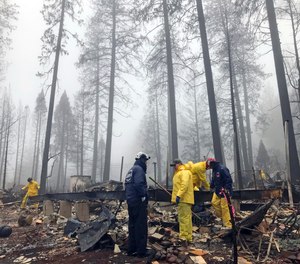 Resiliency has never been more important as firefighters have responded to disasters while falling victim themselves to violence and the loss of their homes amidst community-wide destruction. (Photo/AP)