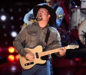 Artist of the decade award winner Garth Brooks performs at the iHeartRadio Music Awards on Thursday, March 14, 2019, at the Microsoft Theater in Los Angeles.