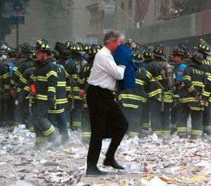 First responders at the World Trade Center.