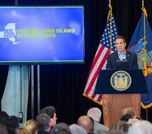 On Sept.18, 2019, New York Governor Andrew M. Cuomo launched a statewide education campaign on New York's new red flag law. The Governor hosted the first of three conferences to help teachers, school administrators and parent representatives understand the new law. (Darren McGee/Office of New York Governor Andrew M. Cuomo via AP)