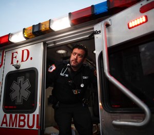 This year’s EMS Week theme offers a conversation starter: your stakeholders and constituents might understand what it means to prepare for tomorrow, but do they know what that tomorrow will look like? (Photo/AP)