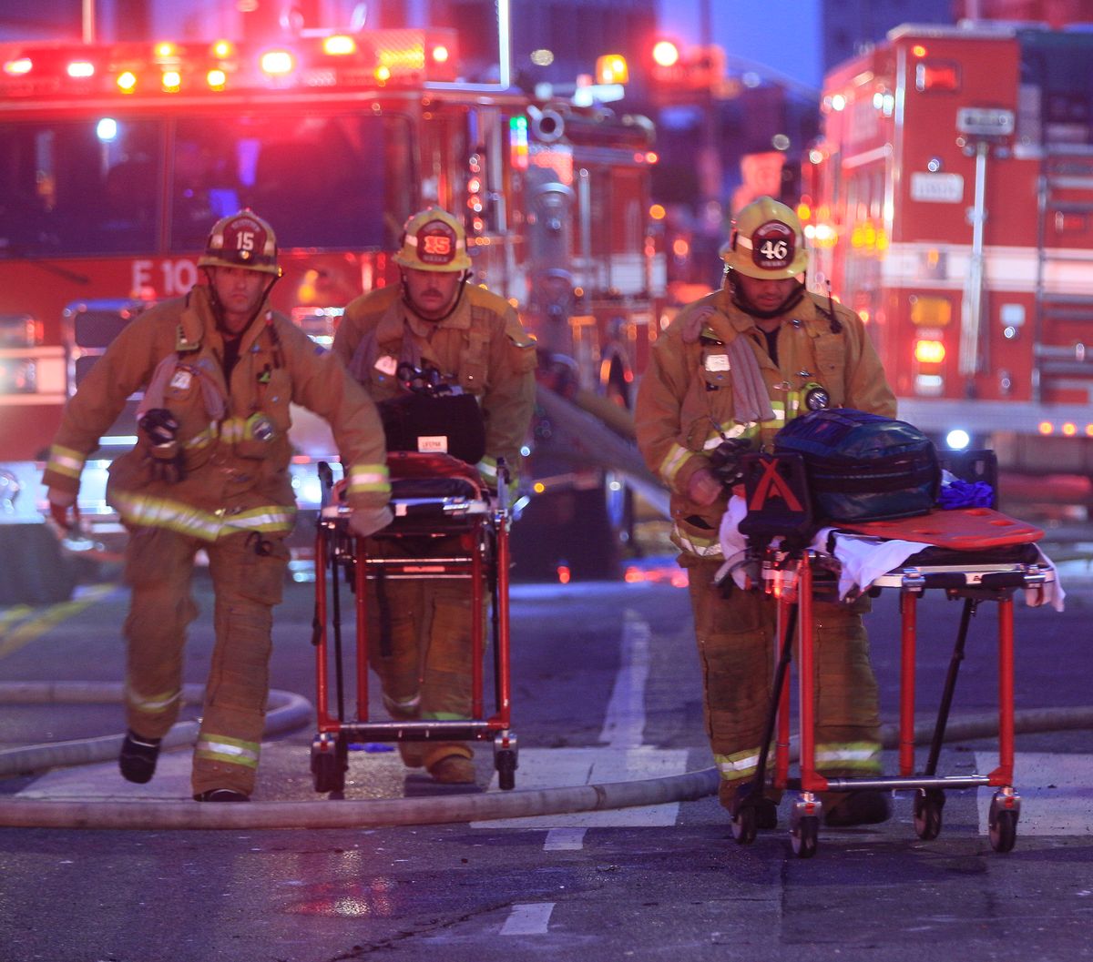 11 LAFD Firefighters Injured In Downtown Explosion