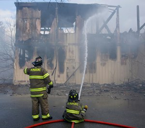 The most important strategy to combat a commercial structure fire is building preplanning.