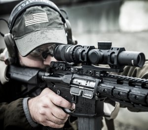 Trijicon’s AccuPoint scope provides battery-free illumination using fiber optic and tritium. (image/Trijicon)