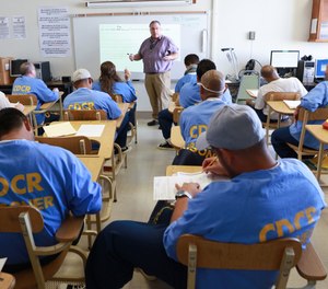 Superintendent Shannon Swain with the California Department of Corrections and Rehabilitation took time to honor and thank those in correctional classrooms who positively impact thousands of lives every day.
