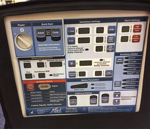 Portable ventilator for prehospital use