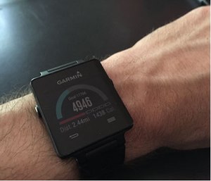 Use an activity tracker to motivate regular movement throughout the work day