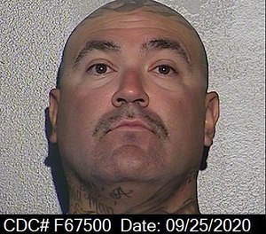 Inmate Anthony Aguilera is hospitalized in serious condition after being attacked by two other inmates.