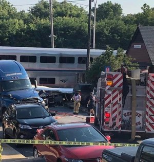 Frederick County Department of Fire and Rescue responded to the train crash Wednesday.