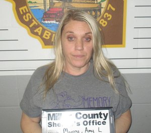 Amy Murray, 40, is facing charges including first-degree murder and arson in the Dec. 11 death of her husband, Joshua Murray (Photo/ Miller County Sheriff's Department)
