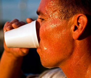 Take action to stay safe while working in the summer heat. Drink plenty of water, opt for a lightweight uniform and wear sunscreen.
